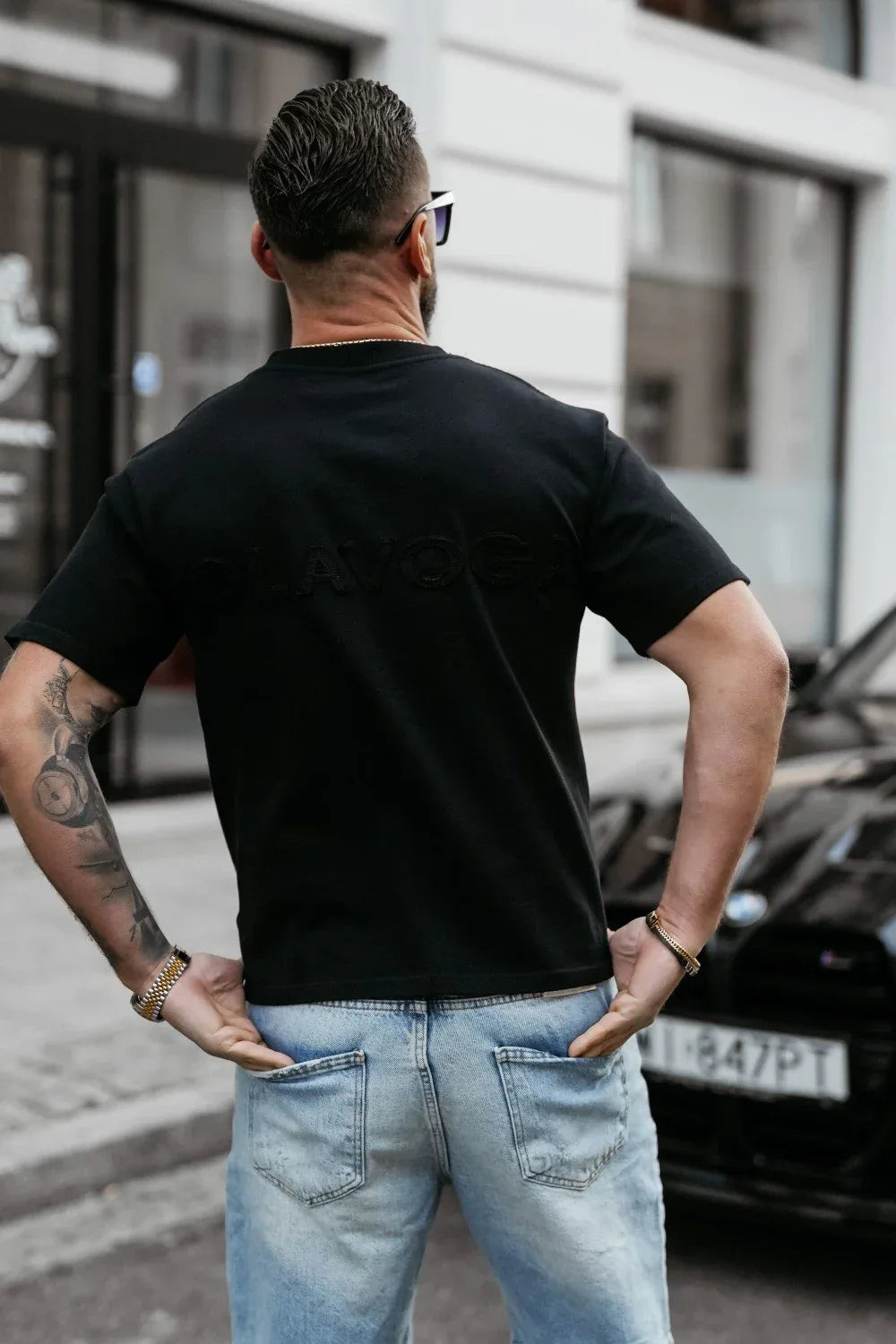 Olavoga Shadow Luxe Kurzarm-T-Shirt