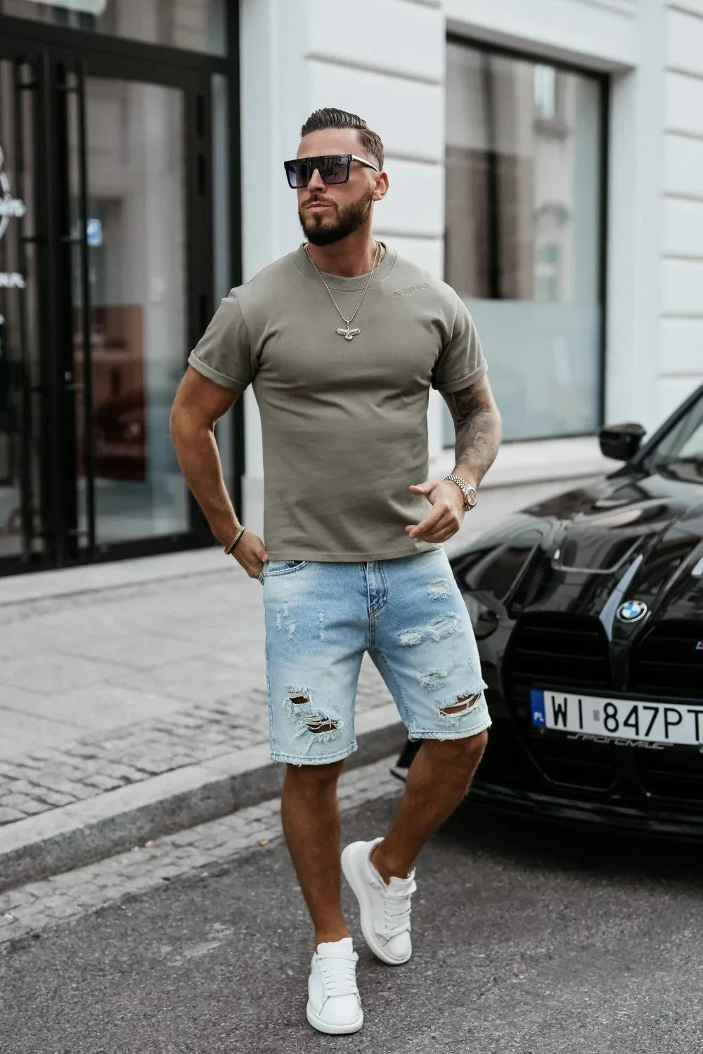 Olavoga Shadow Luxe Kurzarm-T-Shirt