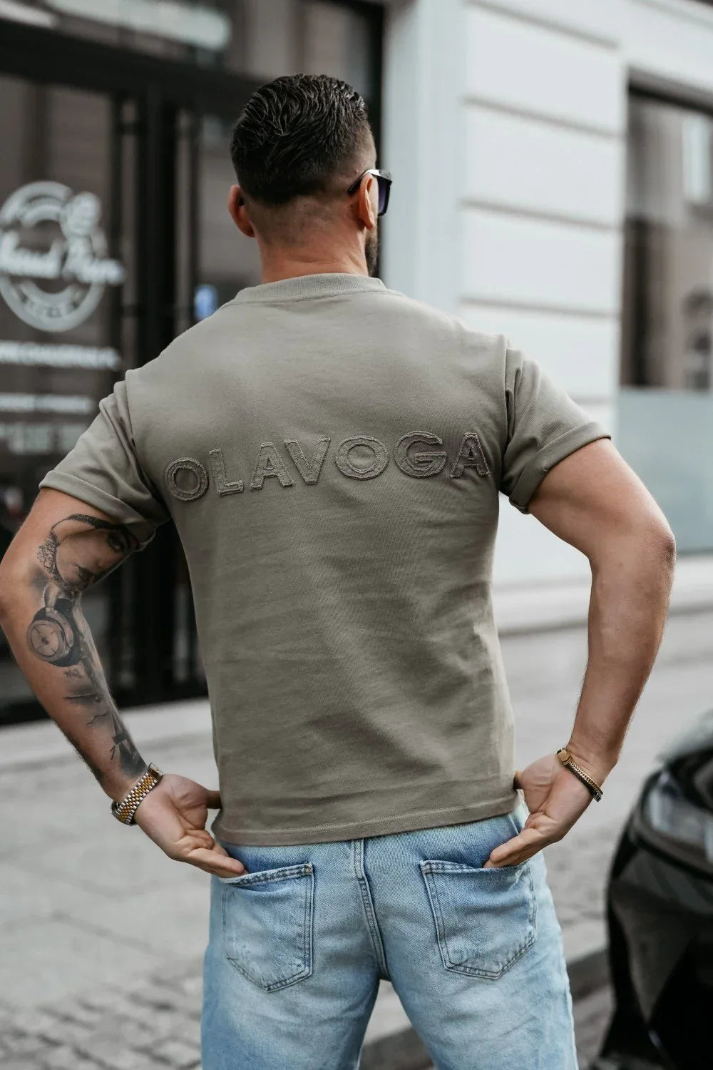Olavoga Shadow Luxe Kurzarm-T-Shirt