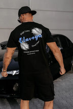 Olavoga Palm Wave Kurzarm-T-Shirt