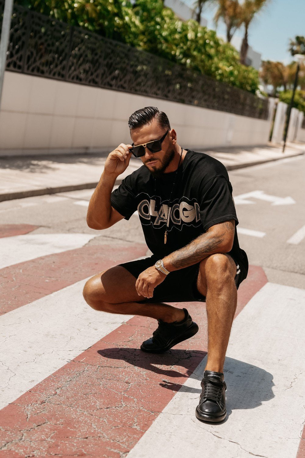 Olive Convex short sleeve t-shirt