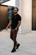 Olavoga T-Shirt mit Twist-Kragen
