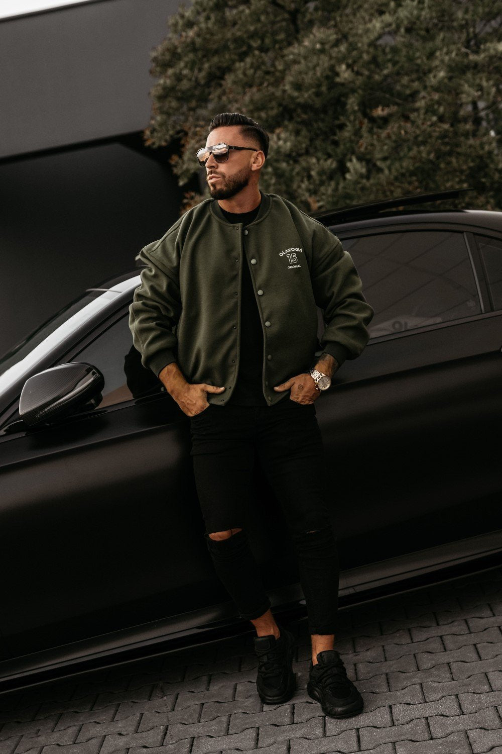 OlaVoga Baseball Herren Bomberjacke
