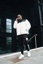 Olivgrüne Vaas-Jacke