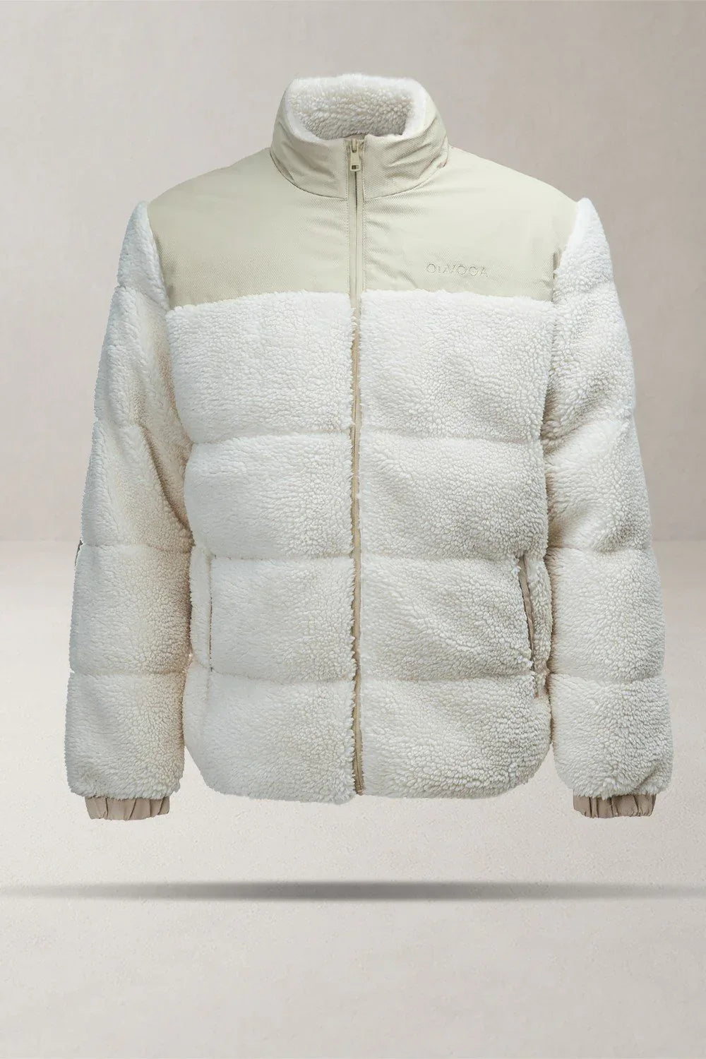 Olivgrüne Vaas-Jacke