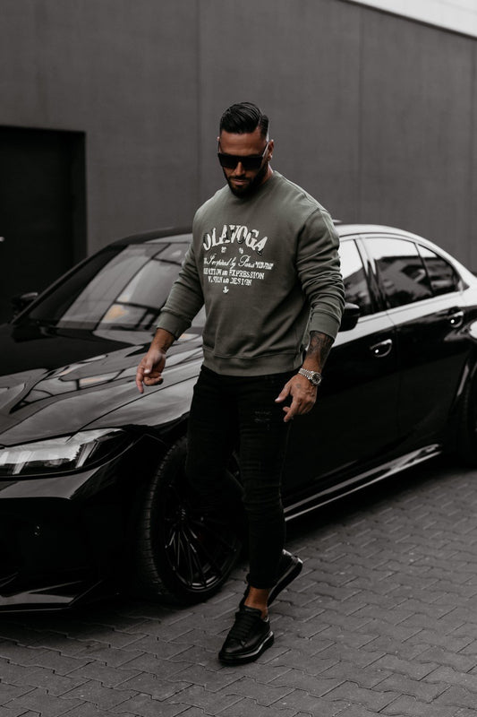 Olive VIROUS sweater