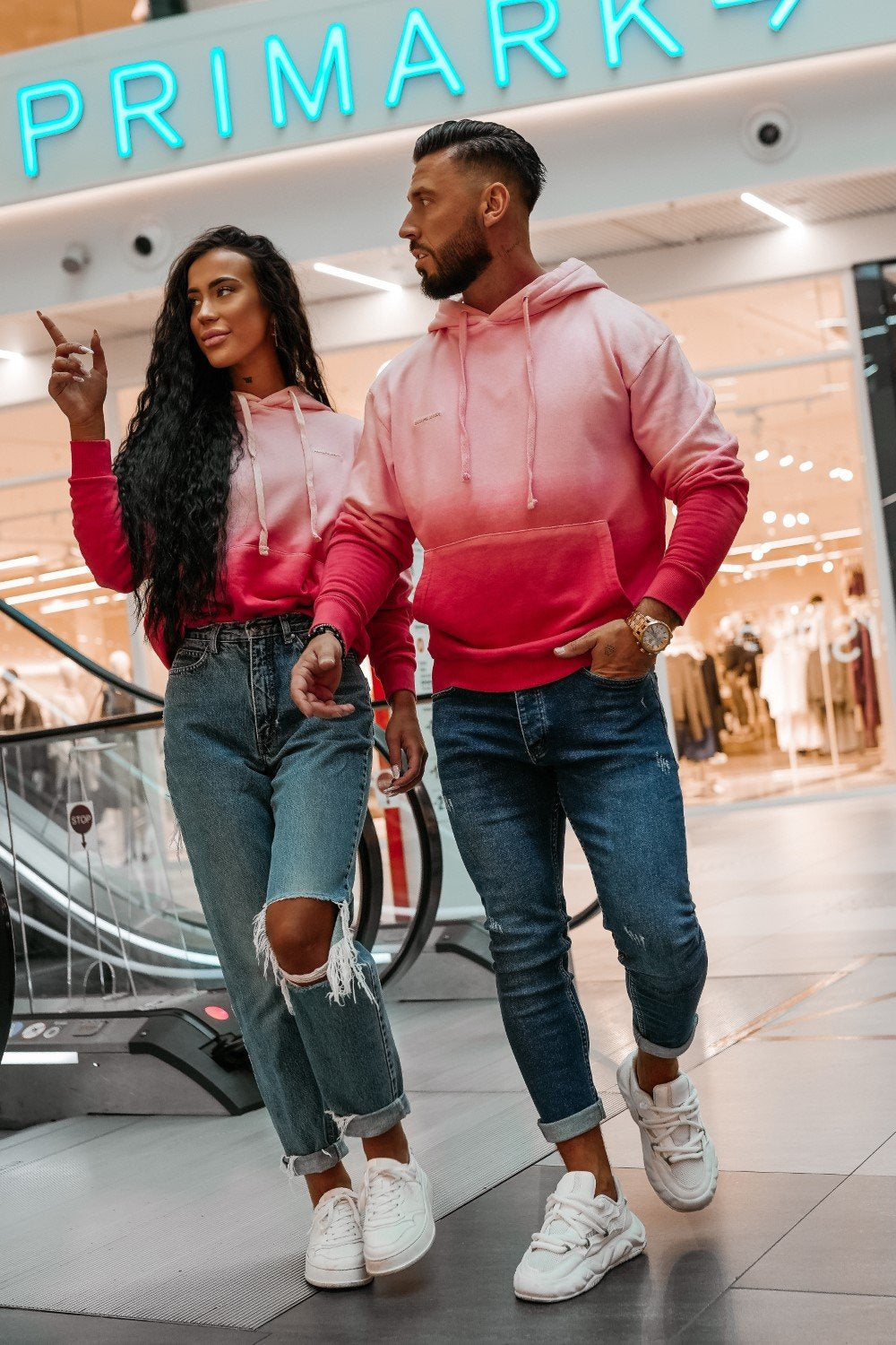 Fade Men kapucnis pulóver