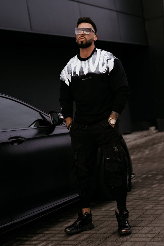 Olive Graffiti Sweater