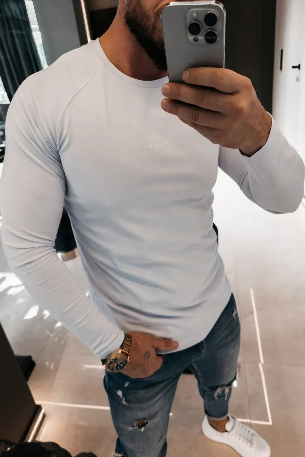Olavoga Mire Langarmshirt