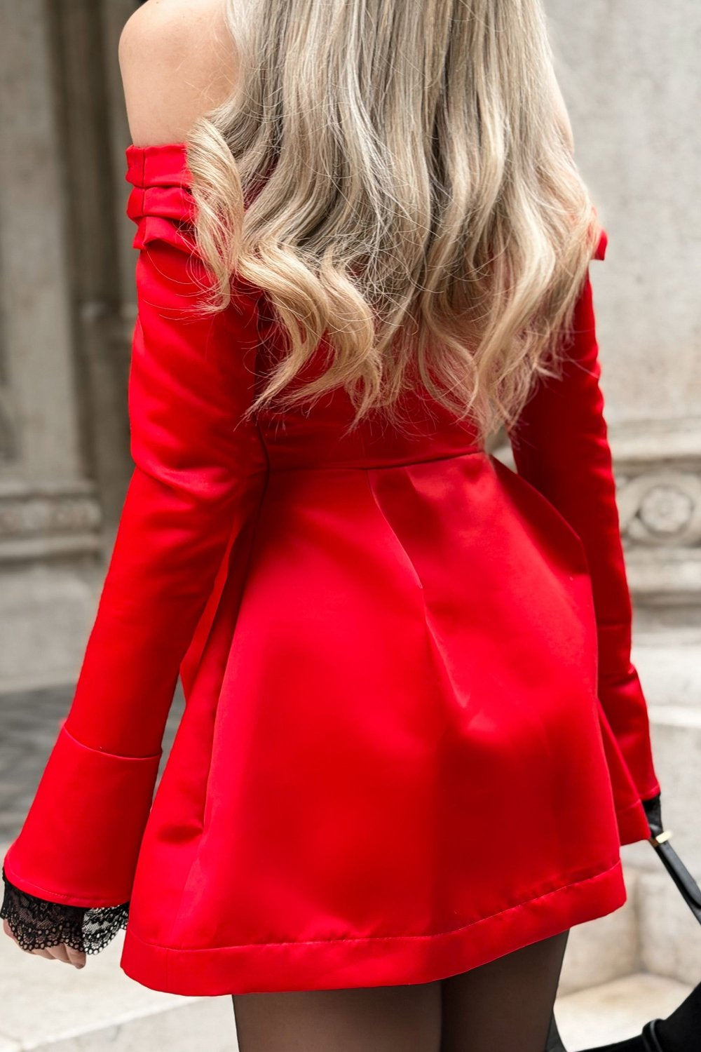 MANDO Rouge Flair Red ruha