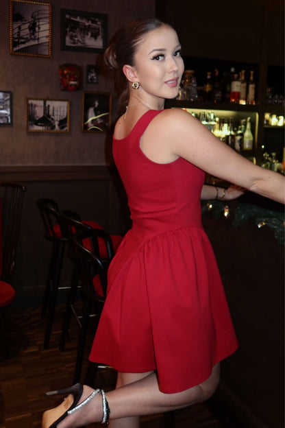 MANDO Bow Muse Red ruha