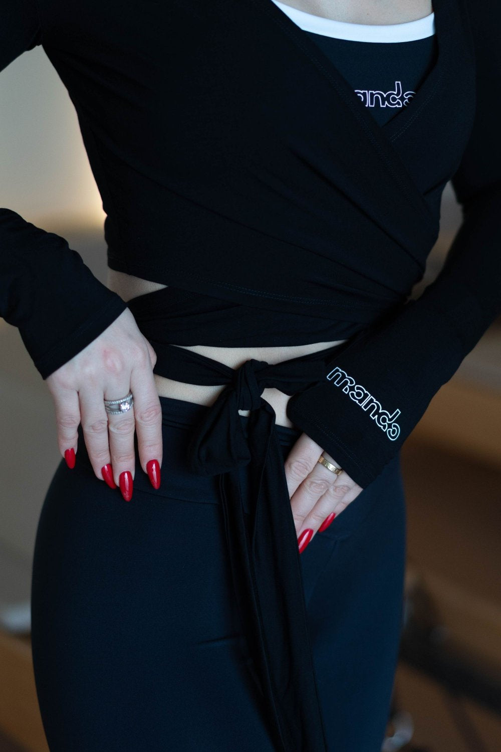 Mando Bamboo Tie megkötős felső