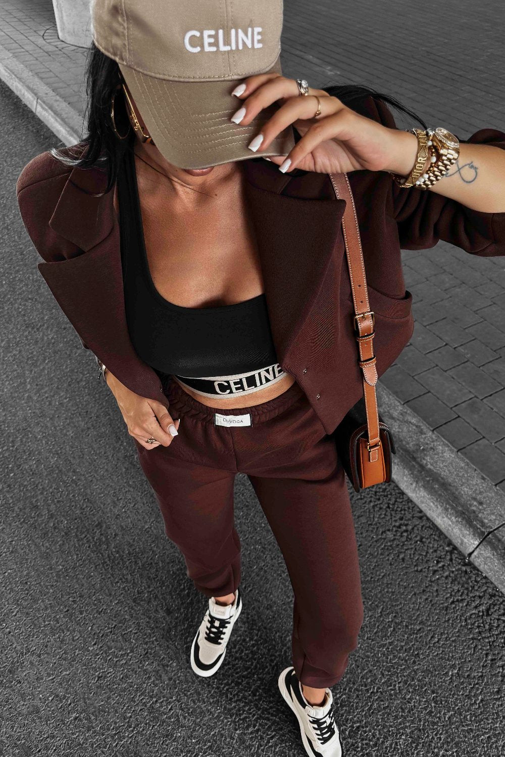 Olavoga Mocha blézer