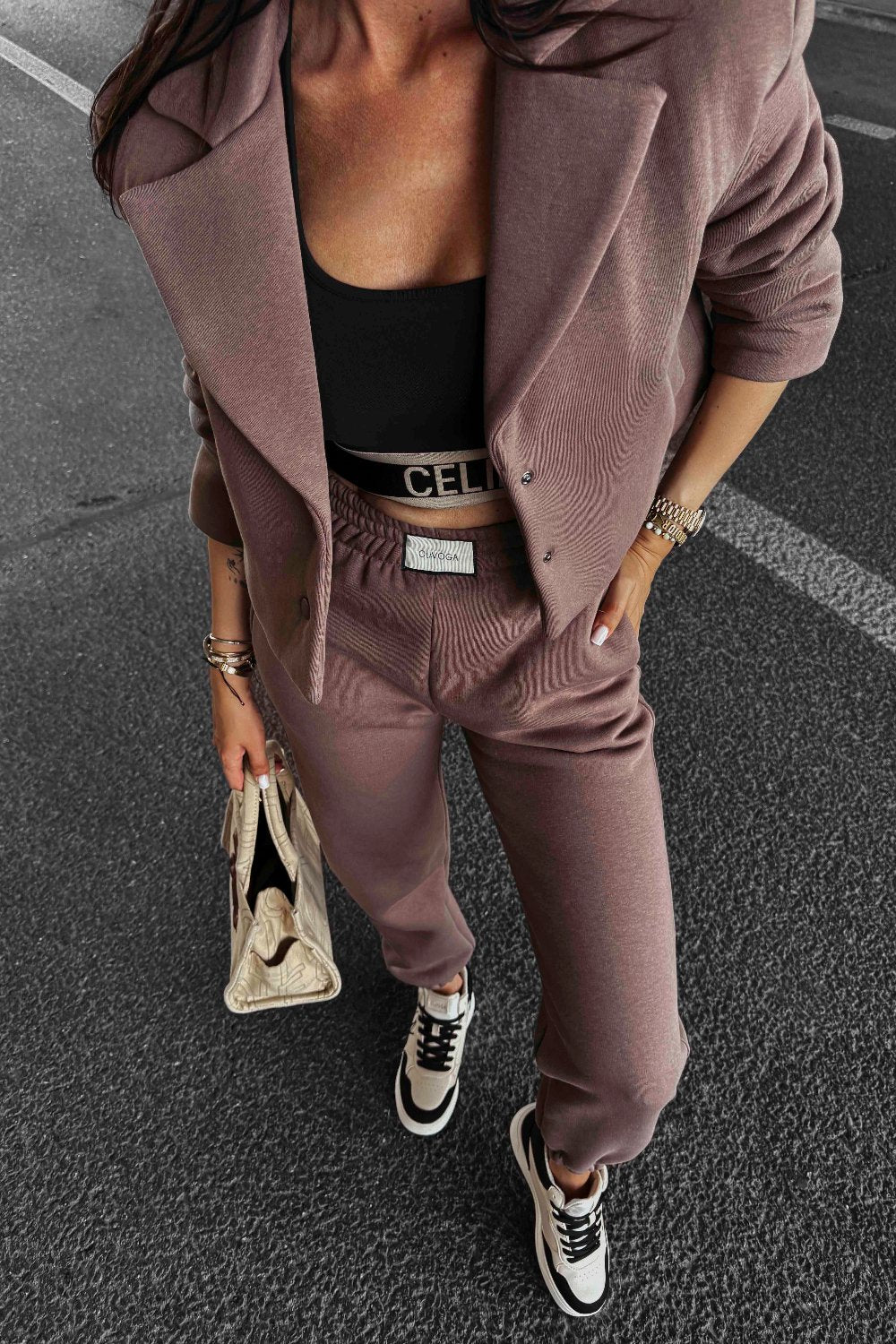 Olavoga Mocha blézer