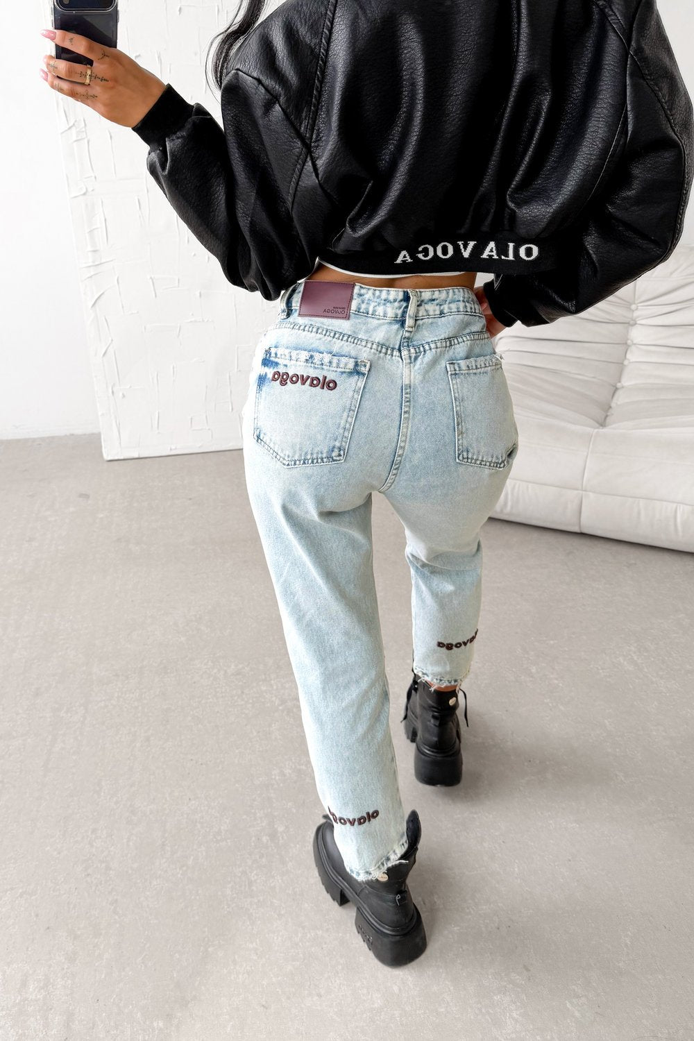 Olavoga Bismin jeansy