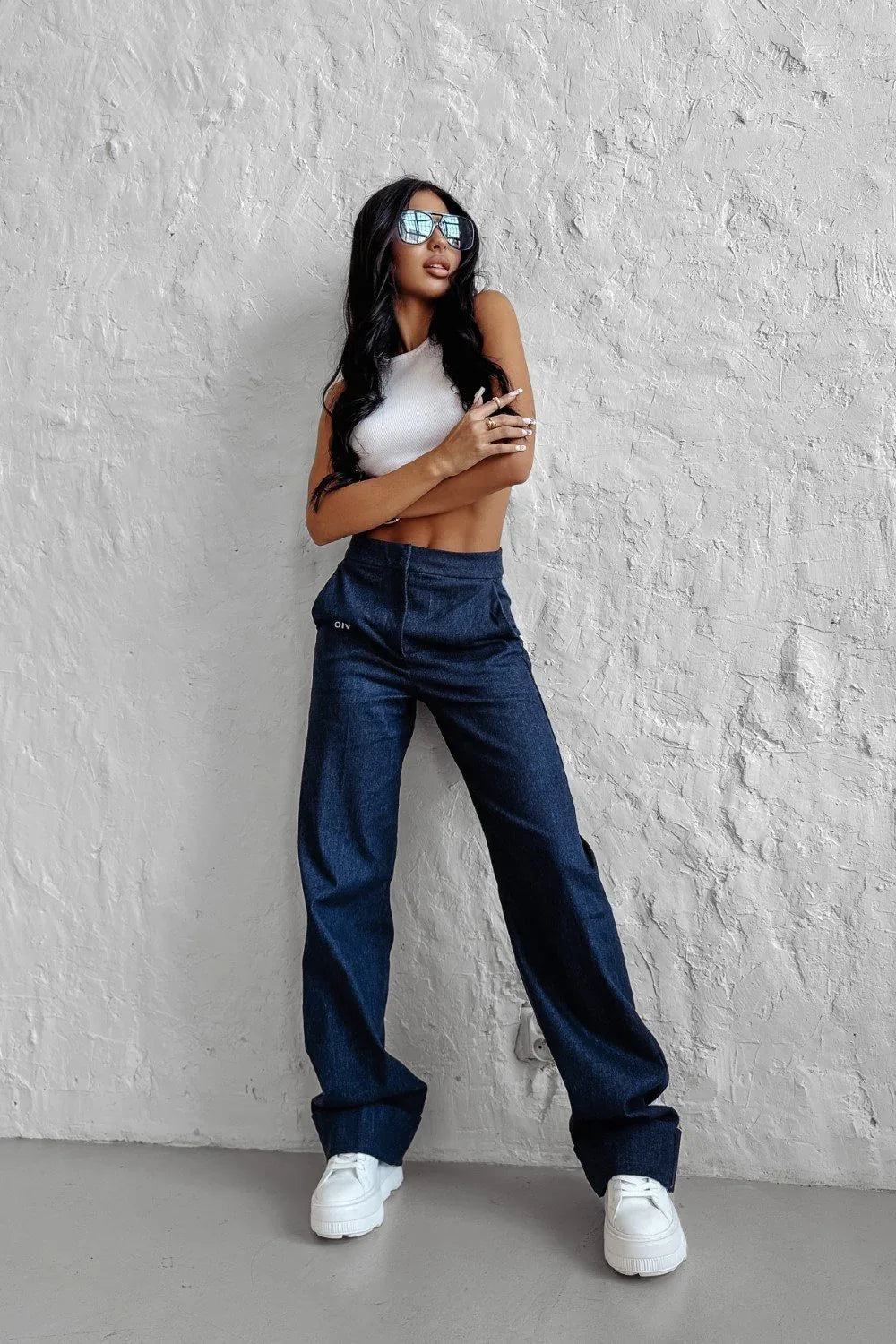 Olavoga Frosted Indigo Jeans