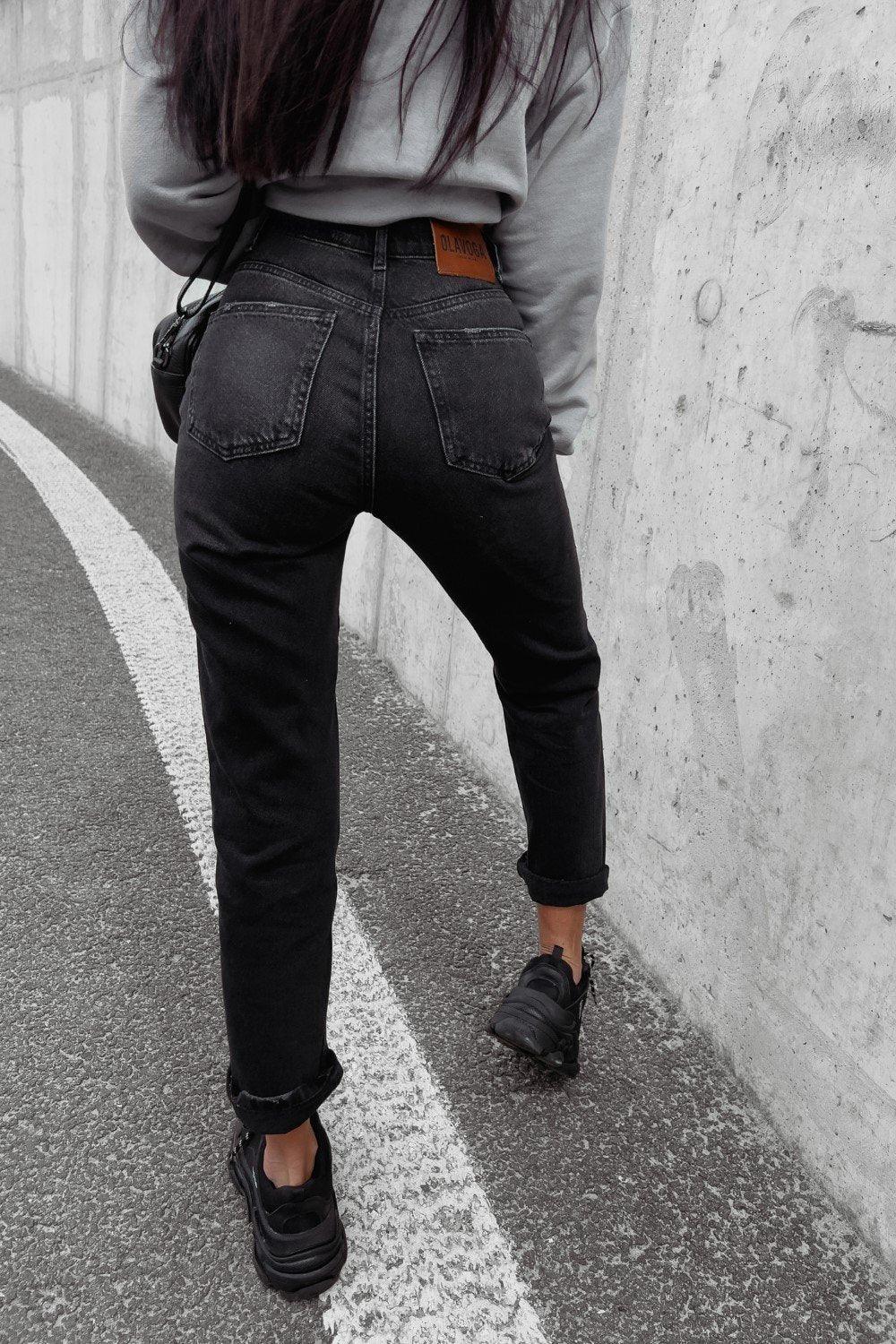 Olive green Lastro jeans