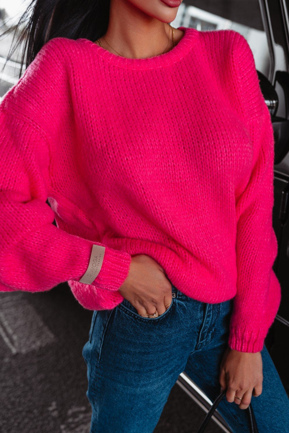 Olavoga Kamelpullover