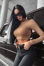 Olive green Lulu top