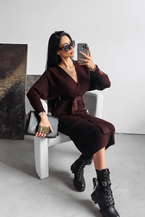 Olive green Aletta dress