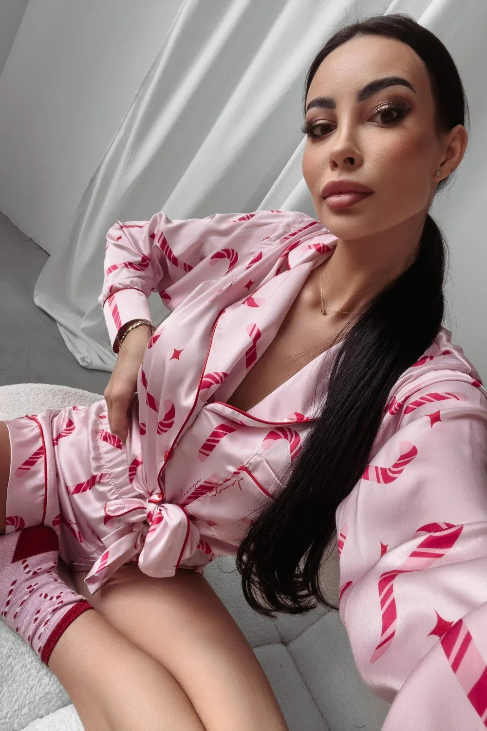 Olavoga – Pyjama-Set „Candy Canes“