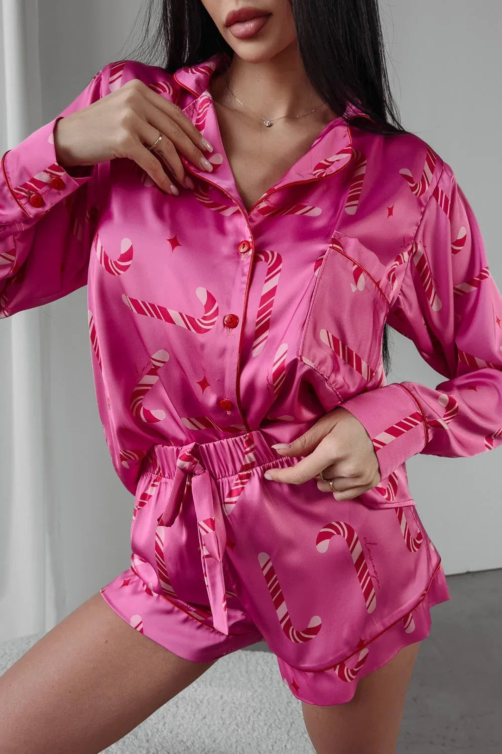 Olavoga – Pyjama-Set „Candy Canes“