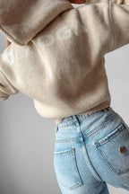 Olavoga Violetter Pullover