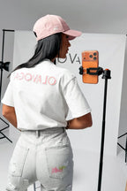 Olavoga Blush Kurzarm-T-Shirt
