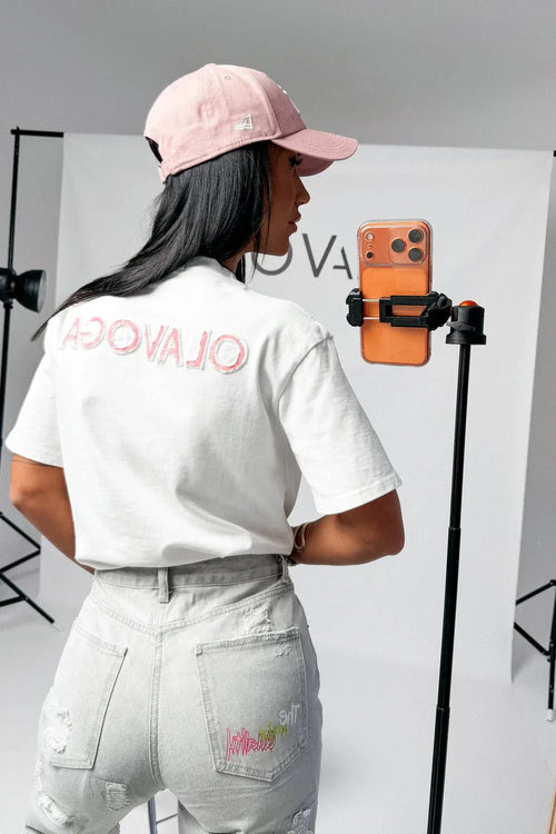 Olavoga Blush Kurzarm-T-Shirt