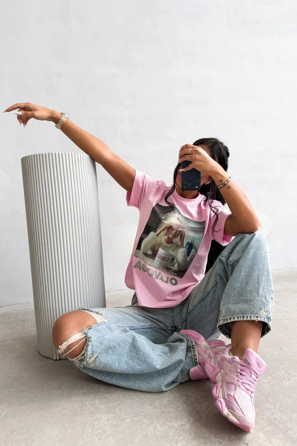 Olavoga Earned kratkoročni džemper