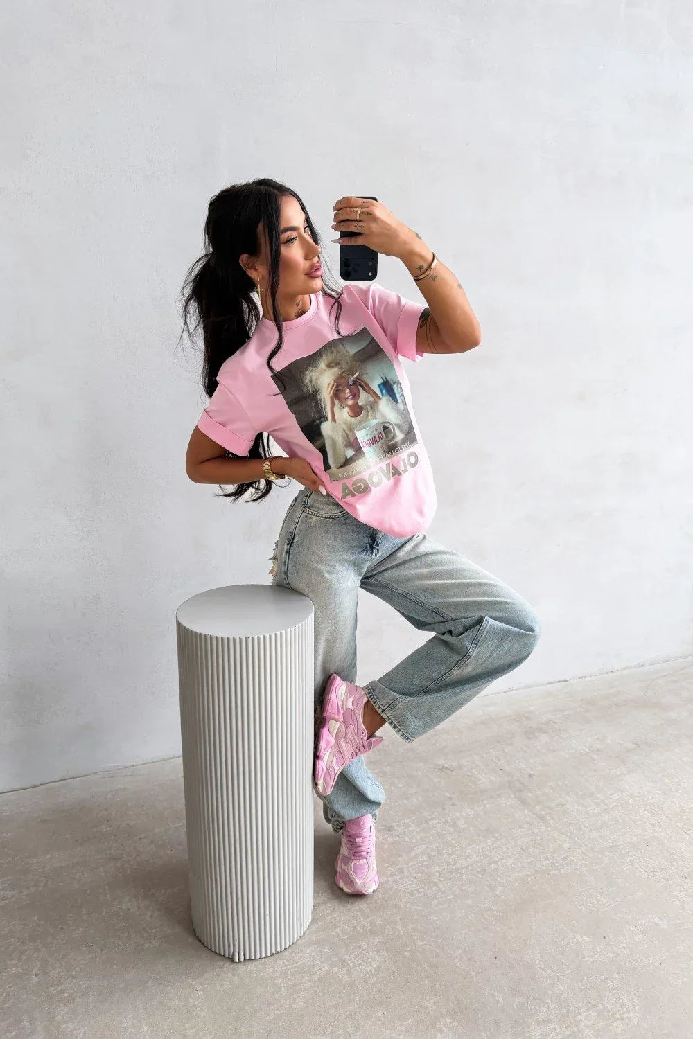 Olavoga Earned kratkoročni džemper