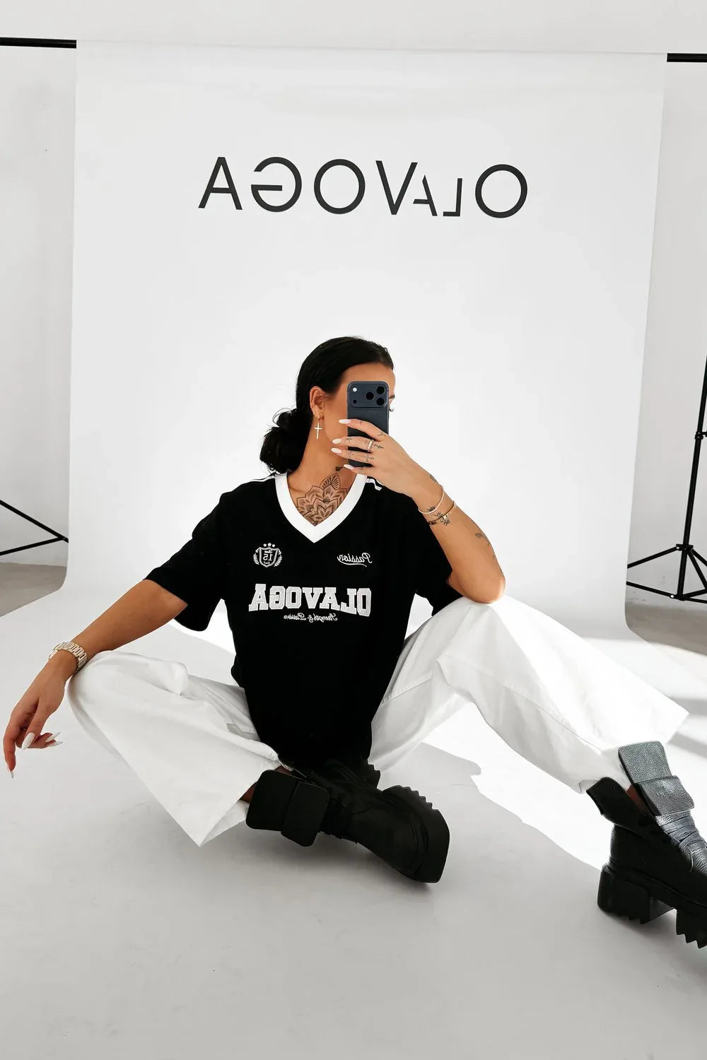 Olavoga London t-shirt z krótkim rękawem