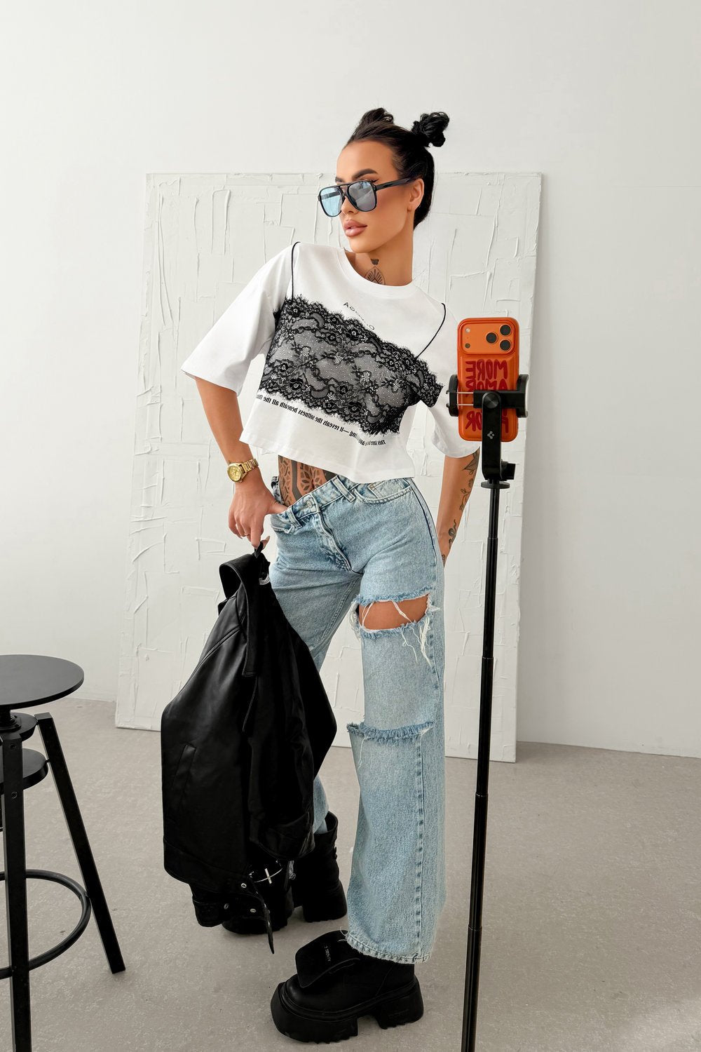 Olavoga Verlace t-shirt z krótkim rękawem