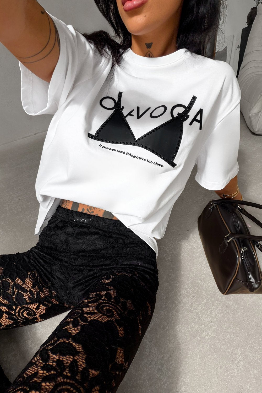 Olavoga Brafitti T-Shirt mit kurzen Ärmeln