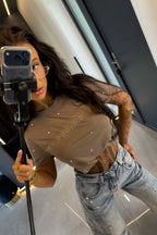 Olavoga Jasmine T-Shirt mit kurzen Ärmeln
