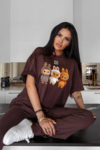 Olavoga Heart Side kurzärmeliges T-Shirt