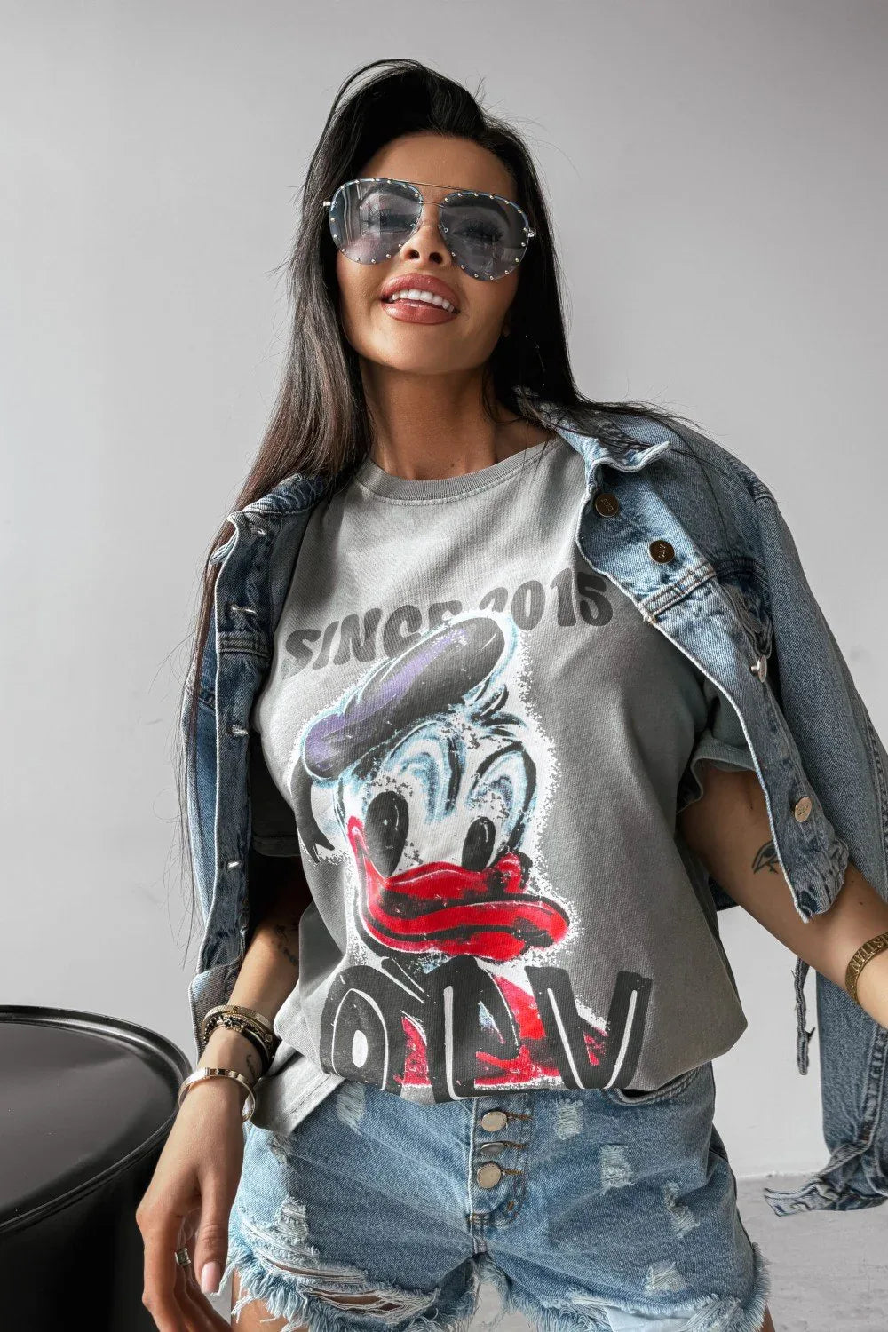 Olavoga Mose T-Shirt mit kurzen Ärmeln