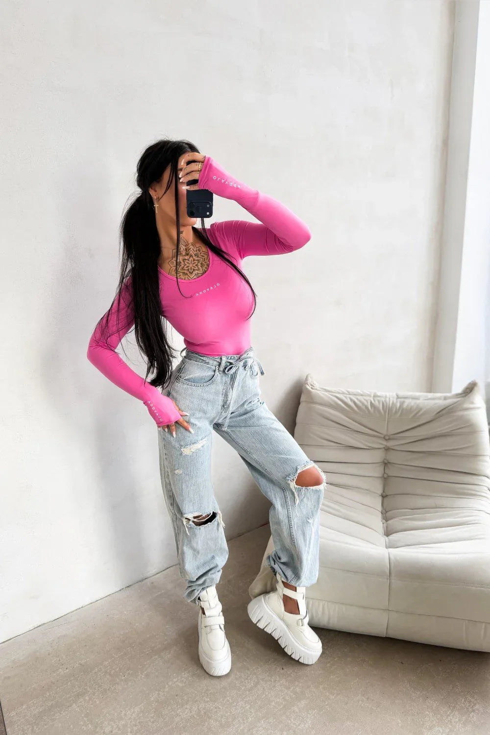 Olavoga Limi long-sleeve top