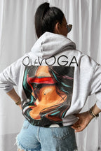 Olavoga Collage-Kapuzenpullover