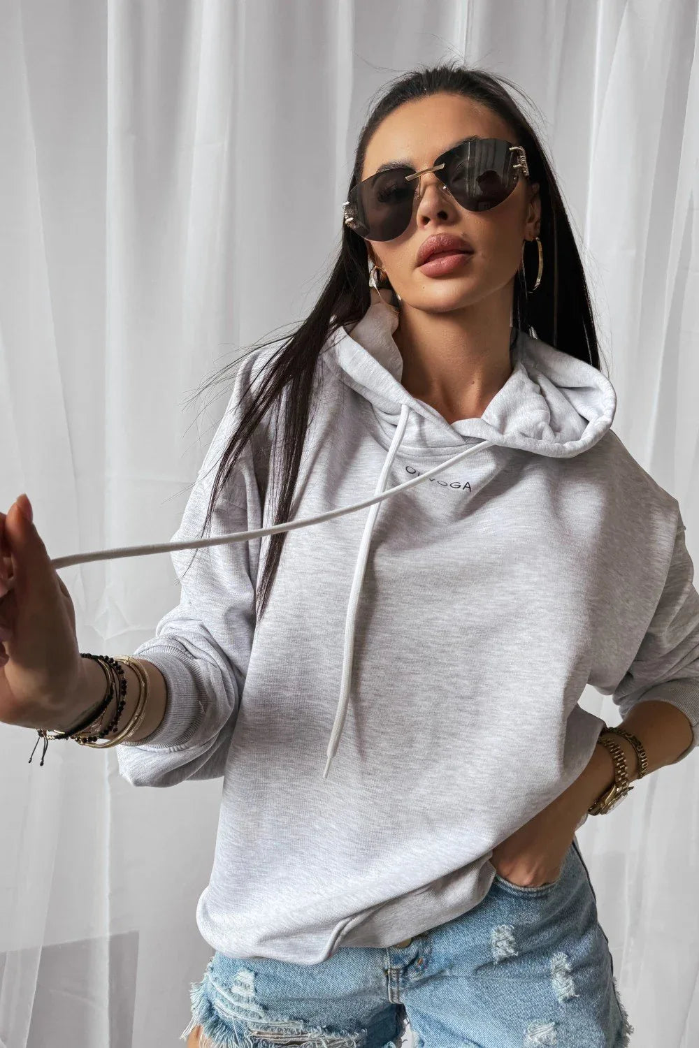 Olavoga Collage-Kapuzenpullover