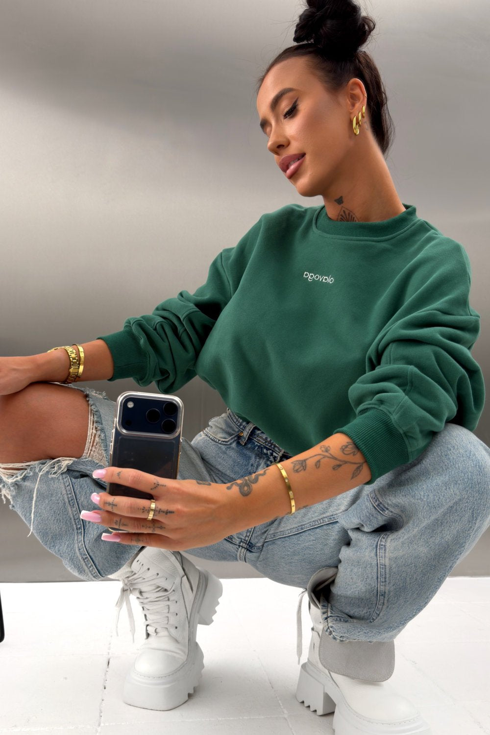 Sweter Olive Dawn
