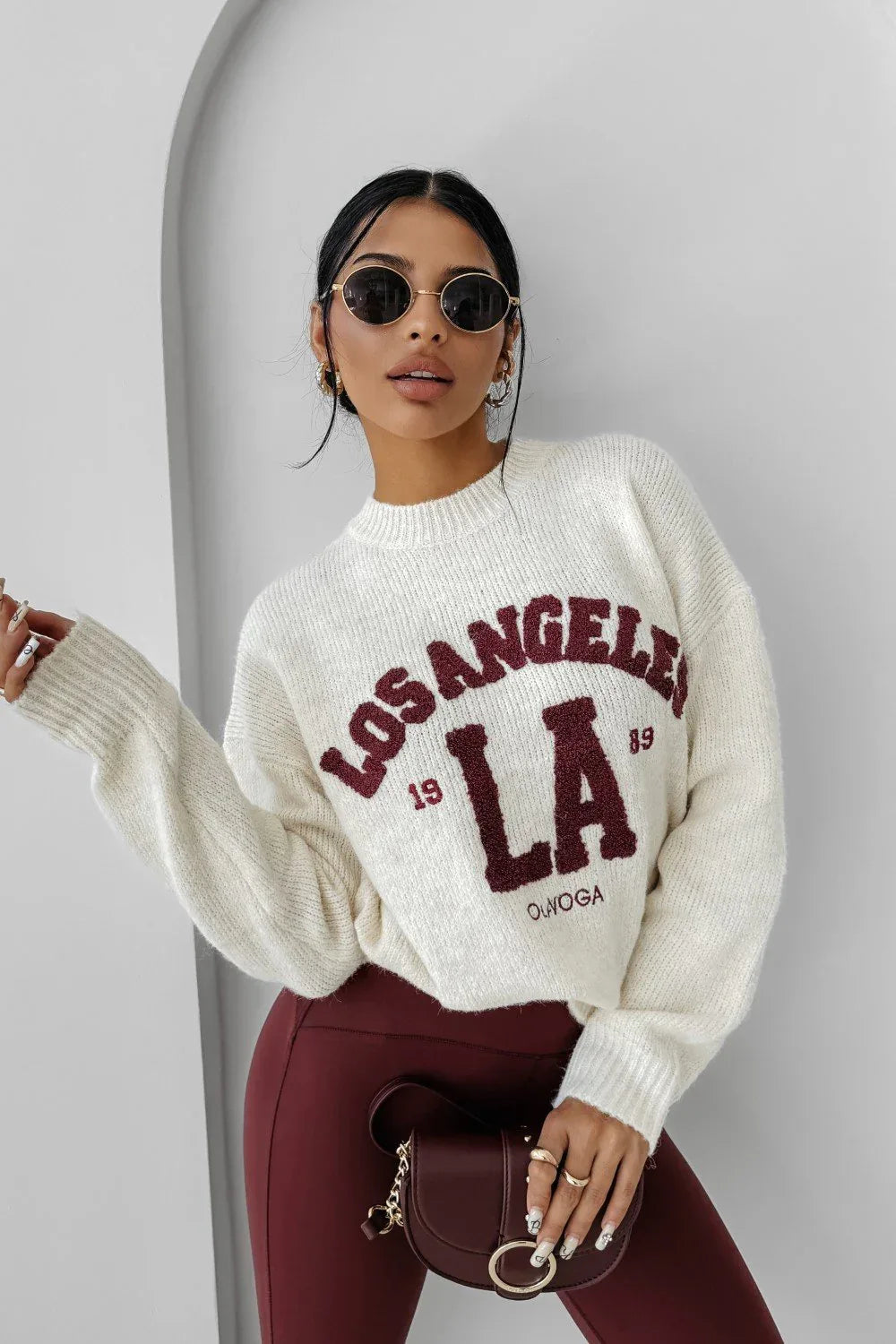 Olive green LUURE sweater