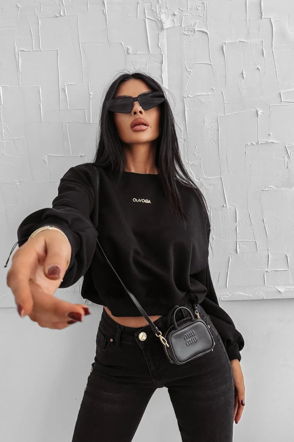 Olavoga Grav Pullover