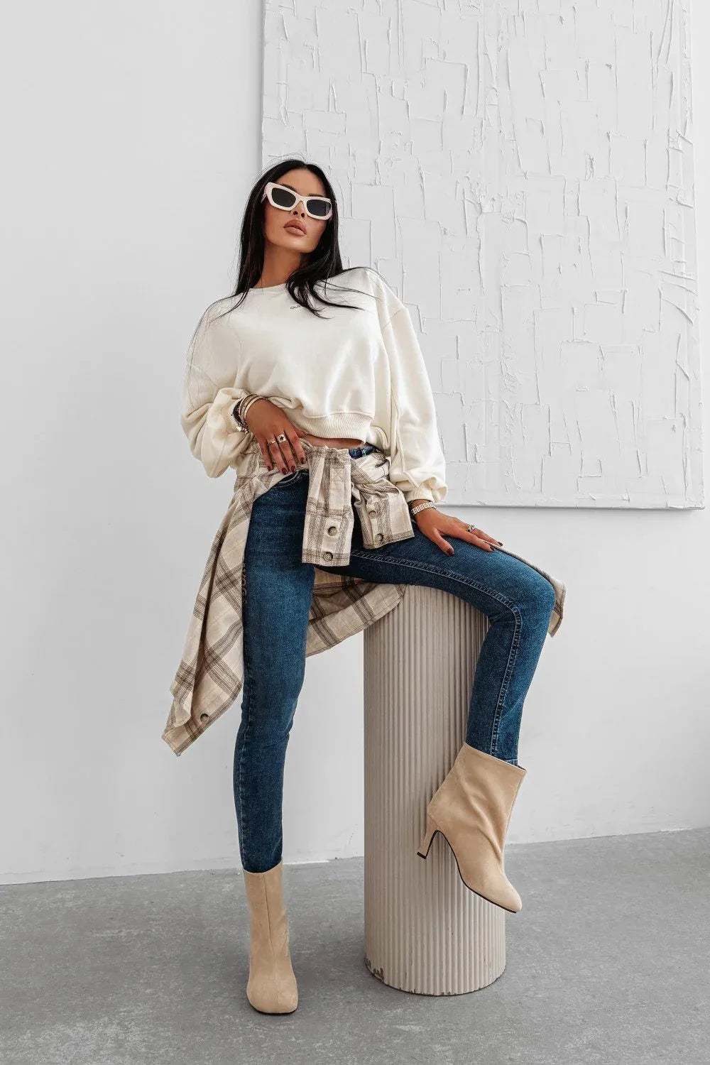 Olavoga Grav Pullover
