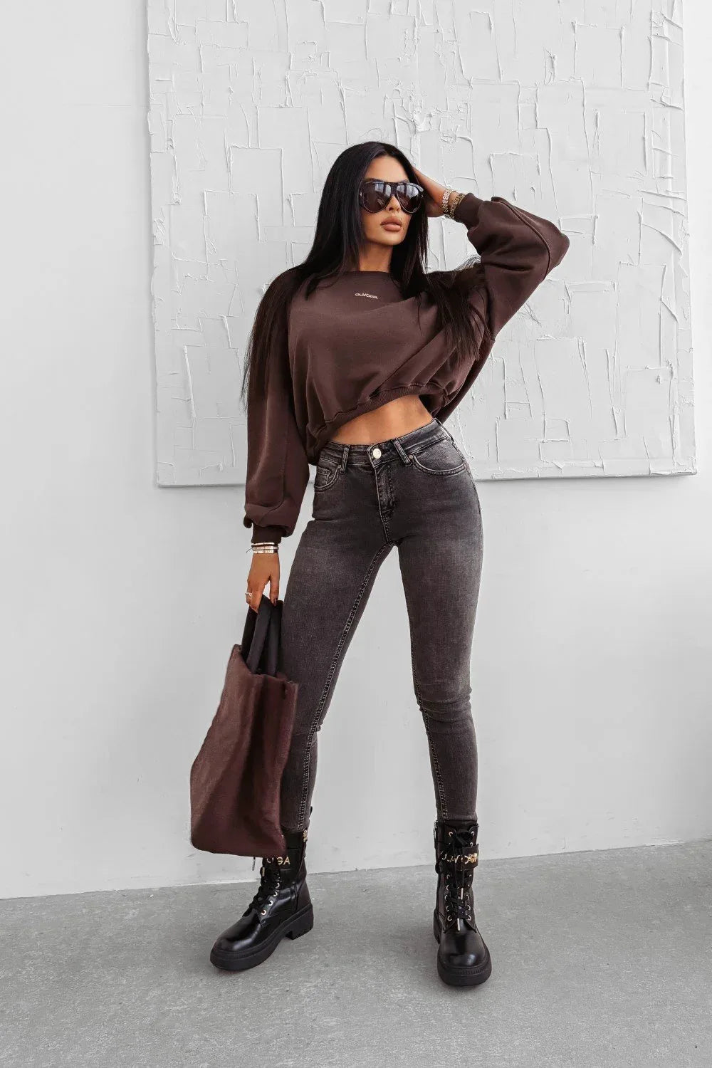 Olavoga Grav Pullover