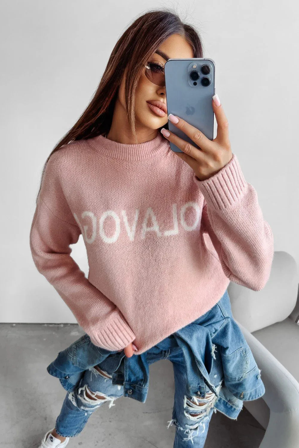 Olavoga Kaffeepullover
