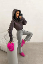 Olivgrüner Lumink-Pullover
