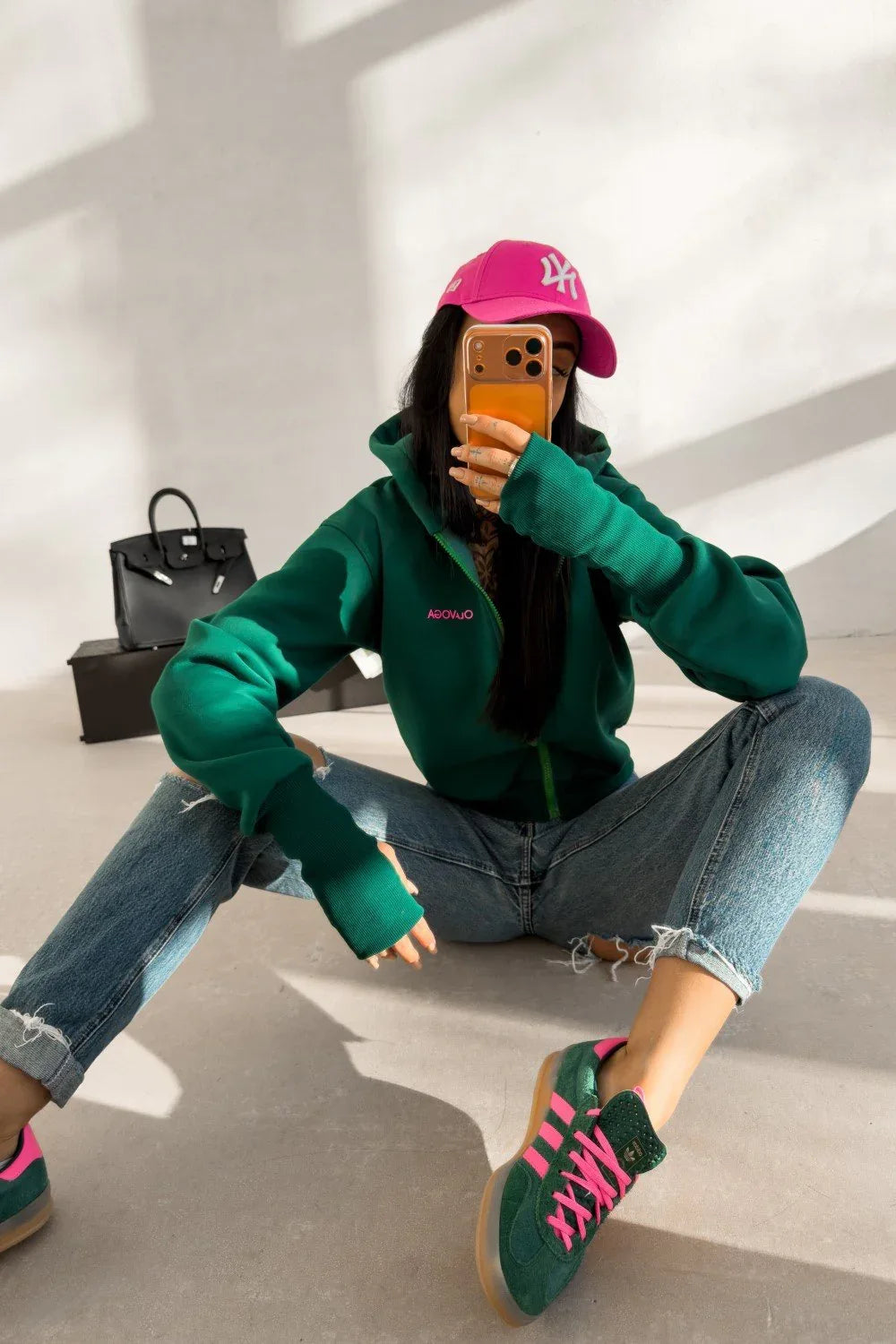 Olive green Lumink sweater