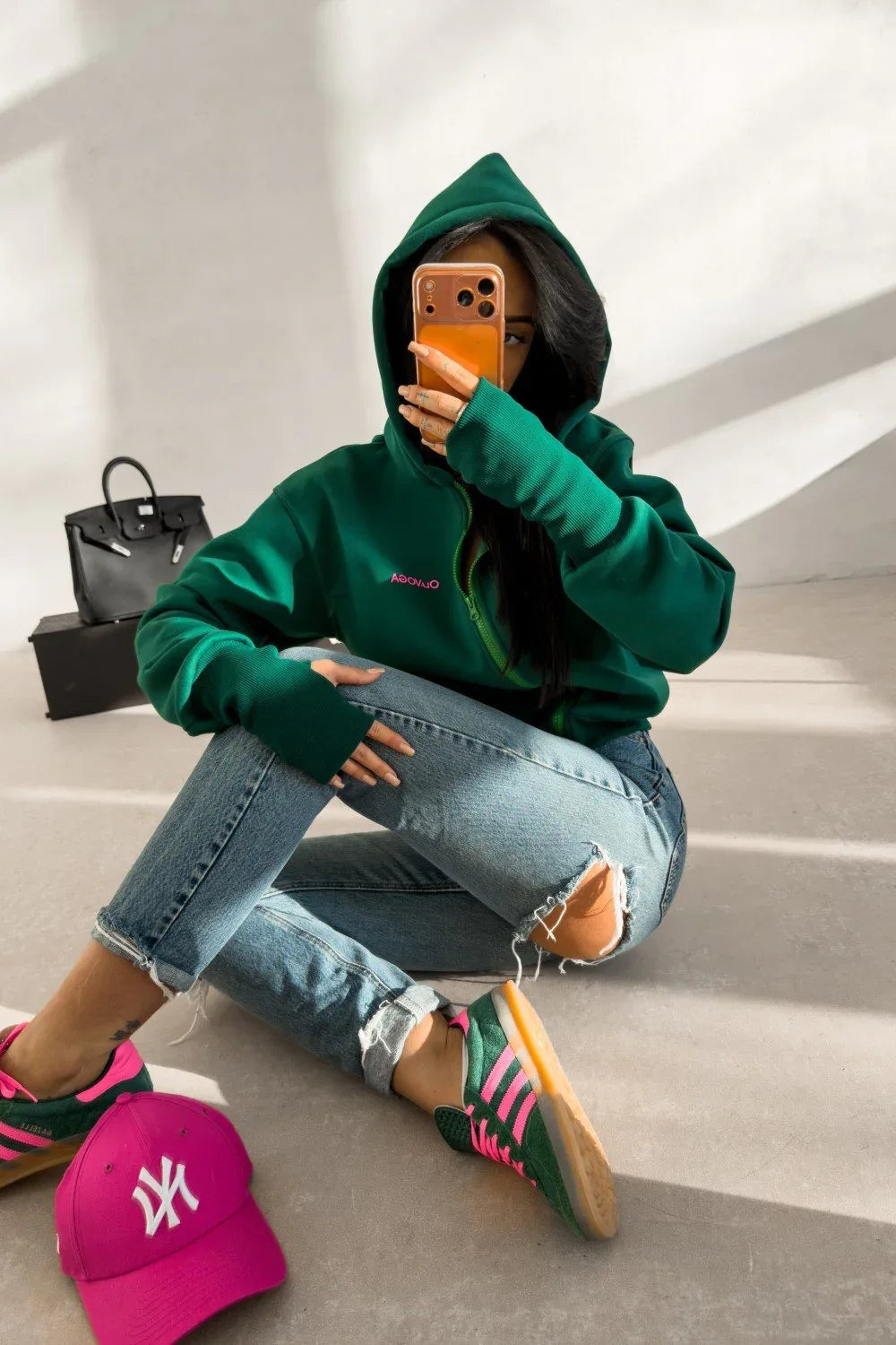 Olive green Lumink sweater