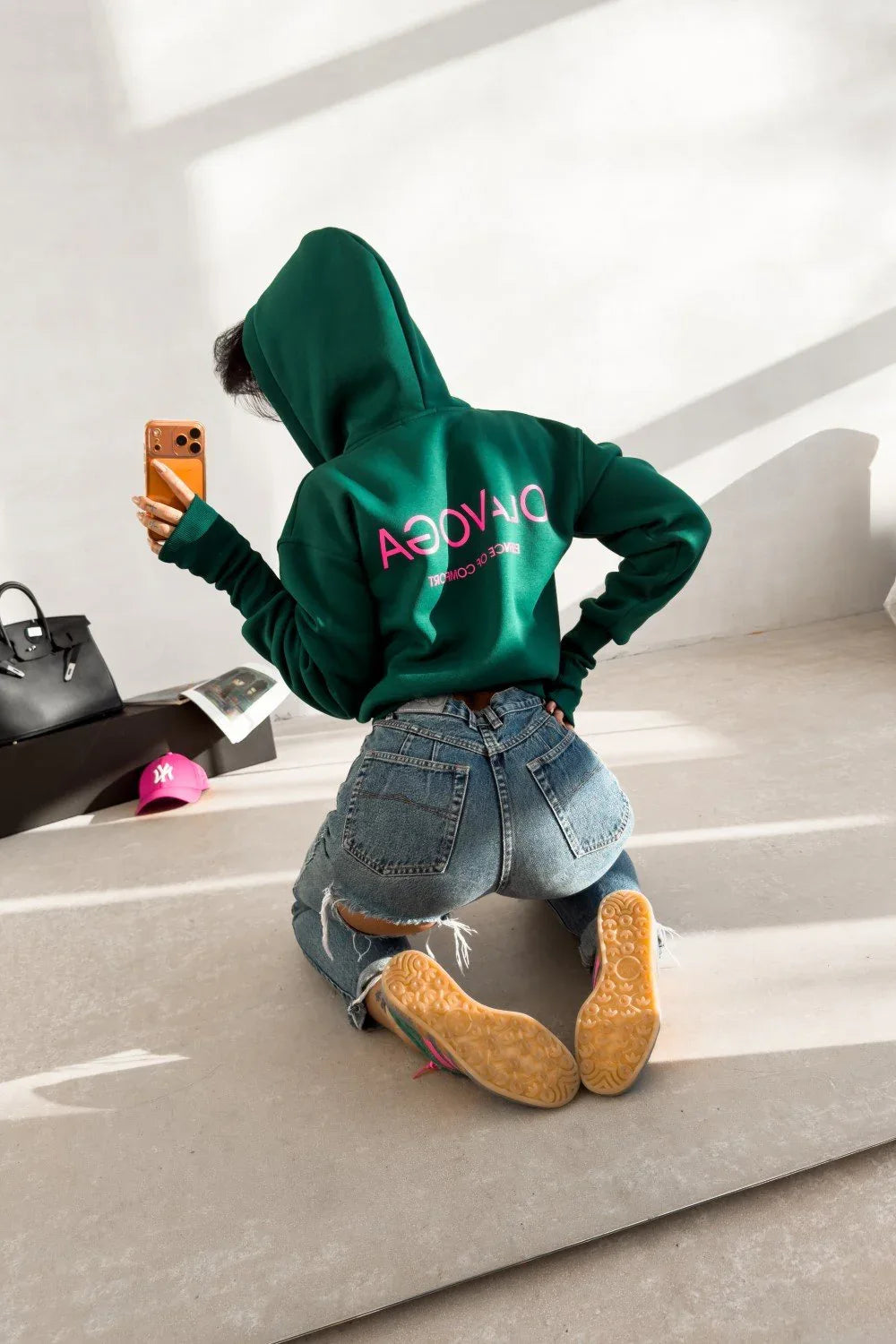Olive green Lumink sweater